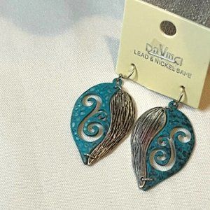 Turquois and Silver Earrings